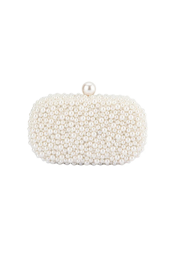 Valentina pearl clutch