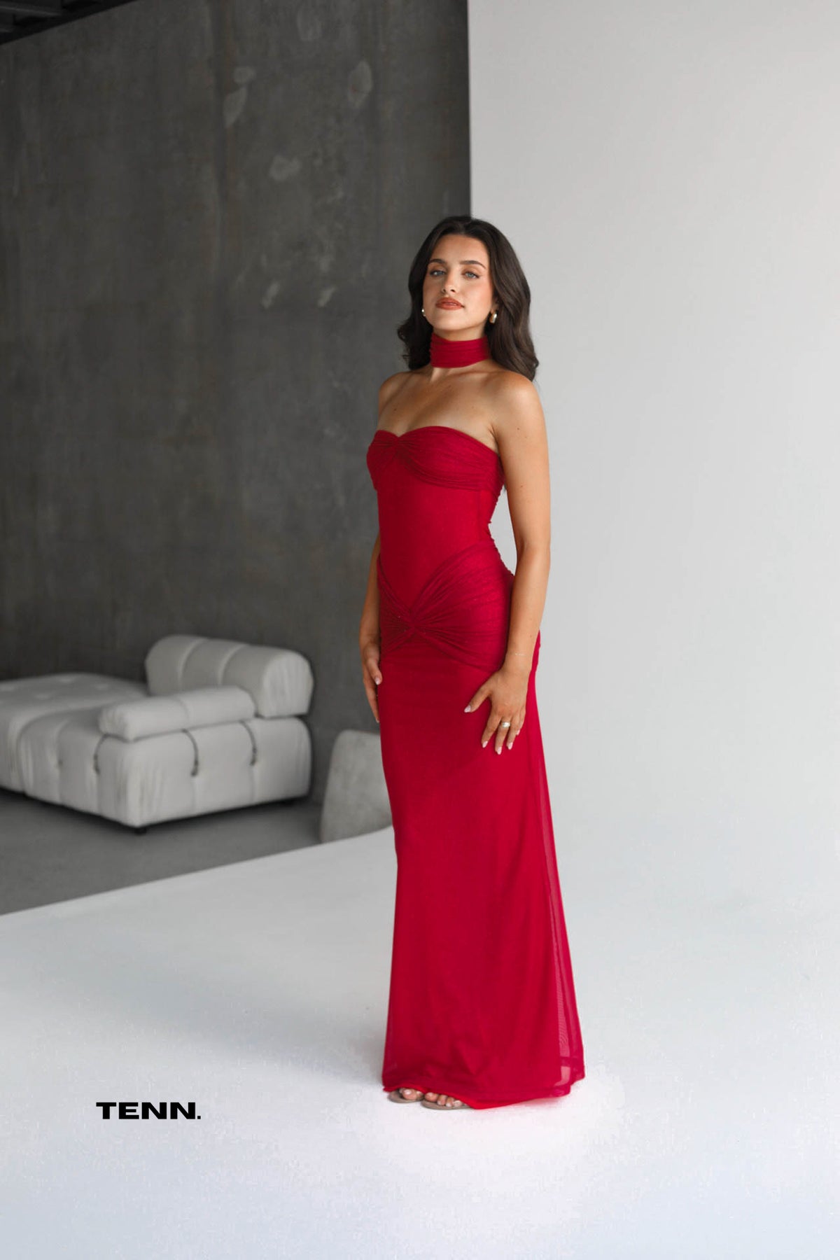 Inspired starlite dress red