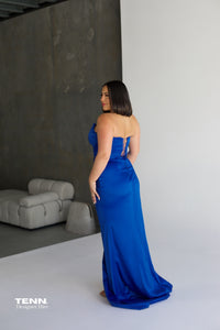 Cobalt blue formal dress