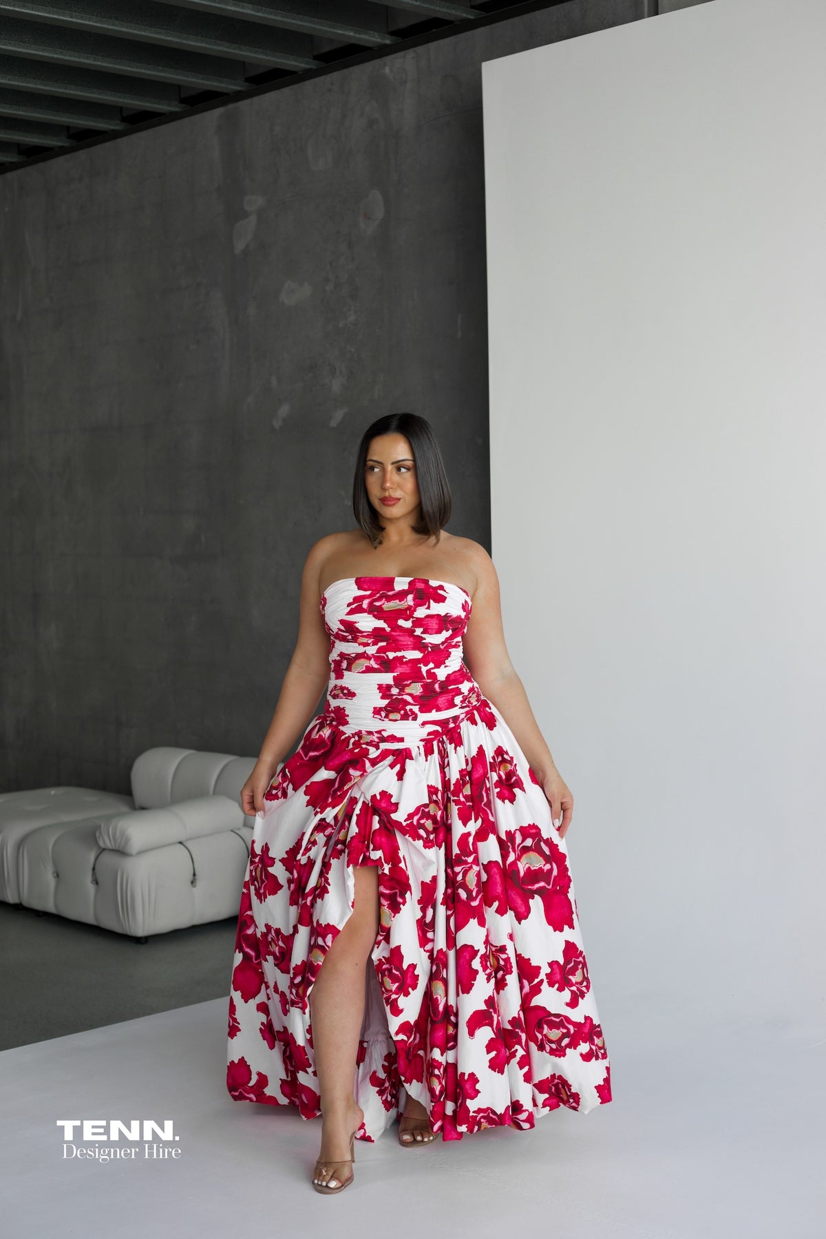 Floral formal dress