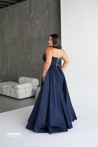 Navy formal dresses