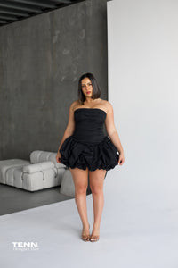 Bubble skirt mini dress