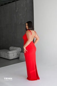 Red verona dress
