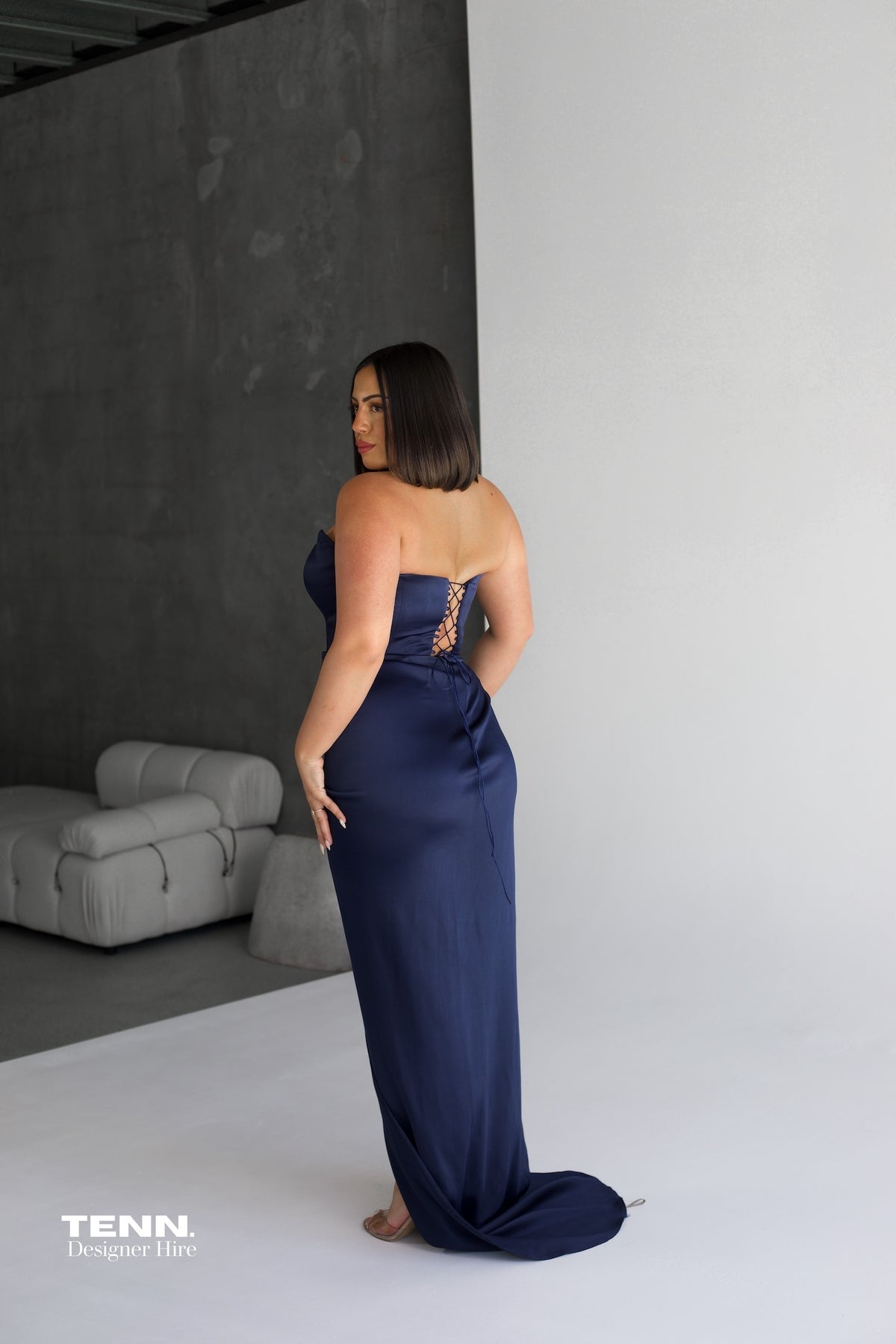 Navy formal dresss