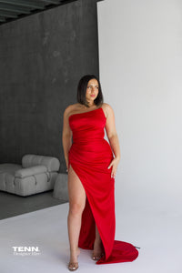 Red Lia Stublla dress