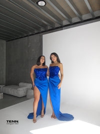 Lia Stublla blue dress