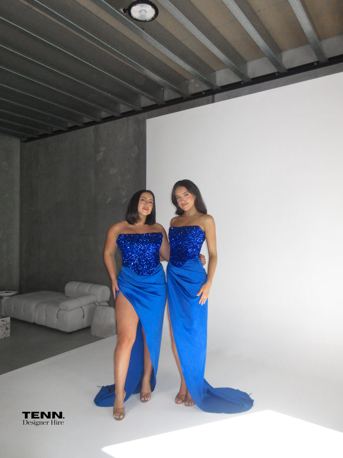 Lia Stublla blue dress