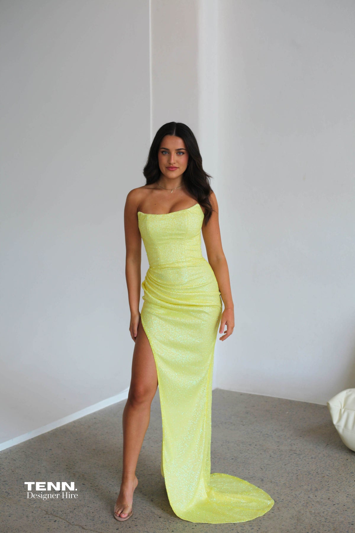 Lia Stublla yellow dress