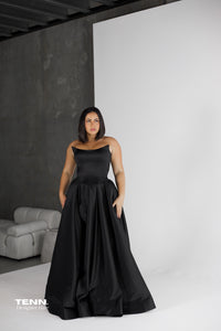 Drop waist ball gown