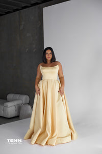 Lia Stublla yellow dress