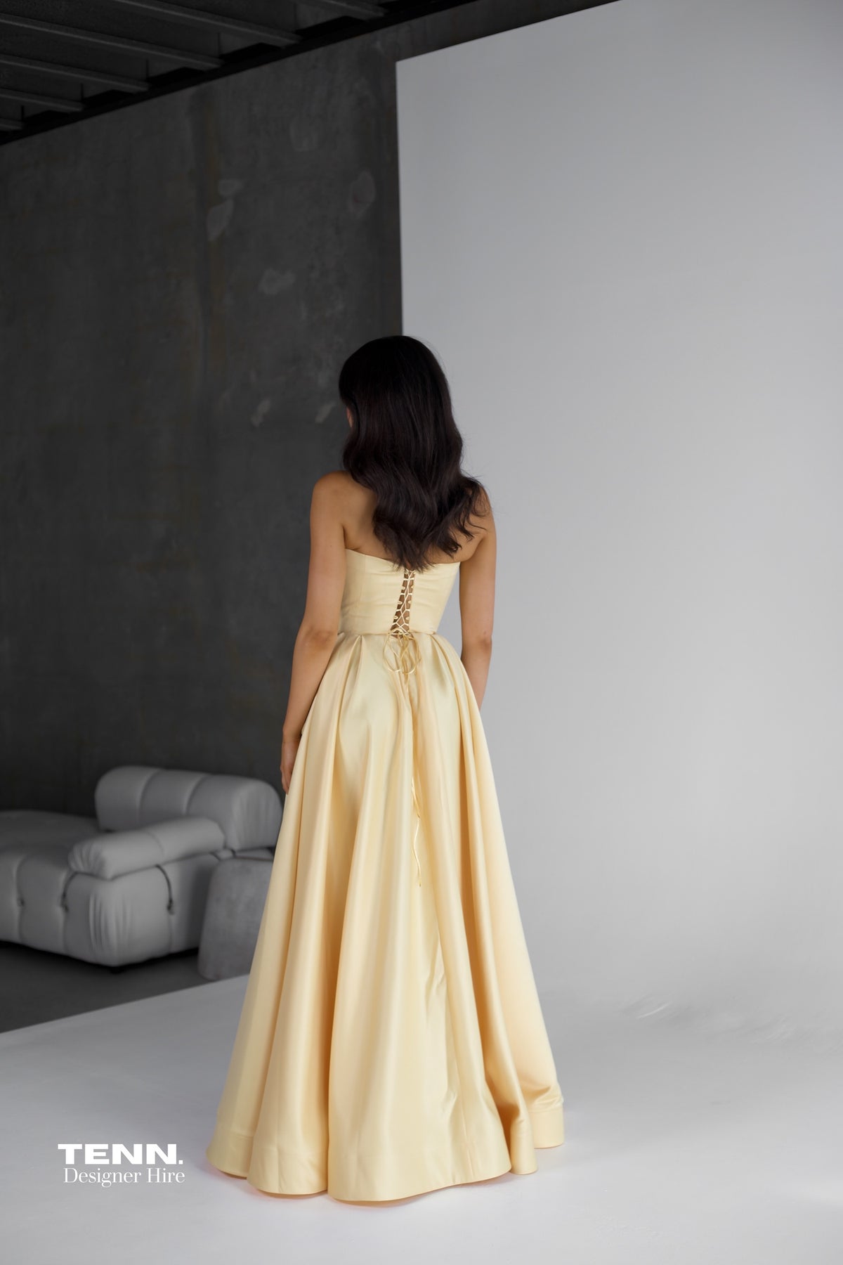 Lia Stublla yellow dress