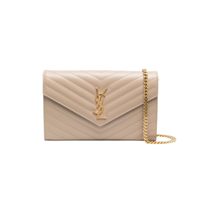 YSL envelope chain clutch