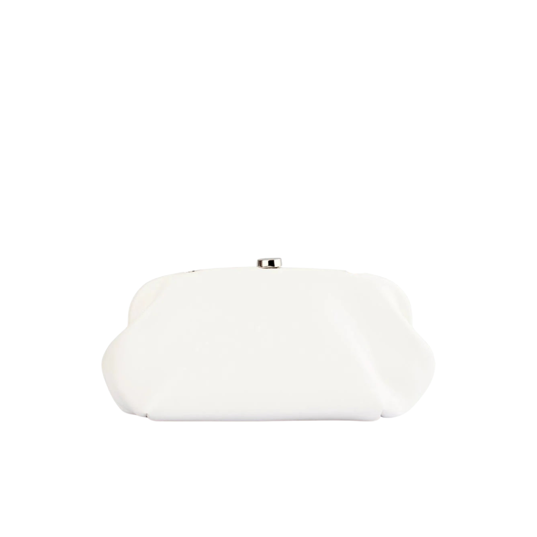 Josefina Framed Clutch - White