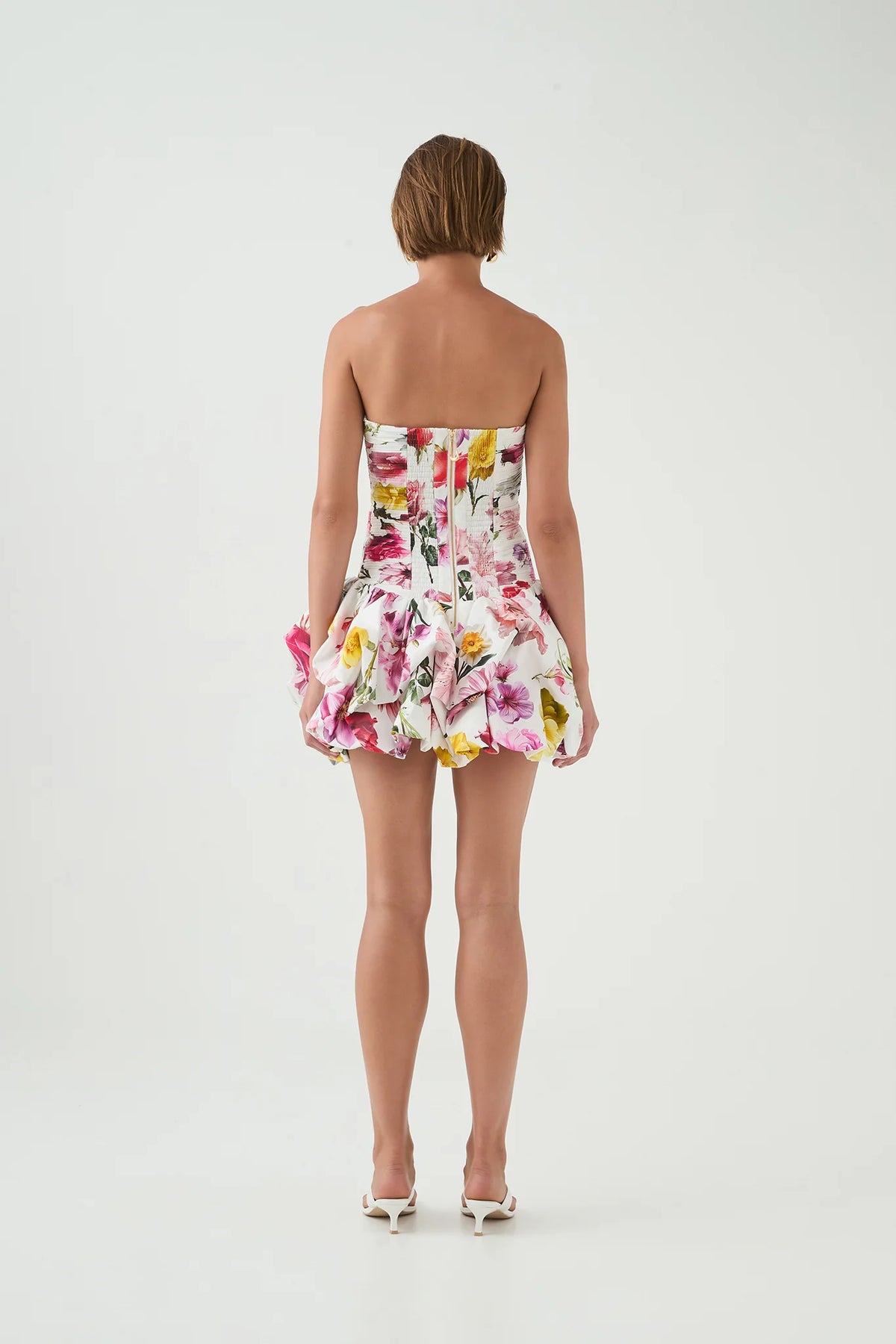 Violette Mini Dress - Collage Floral