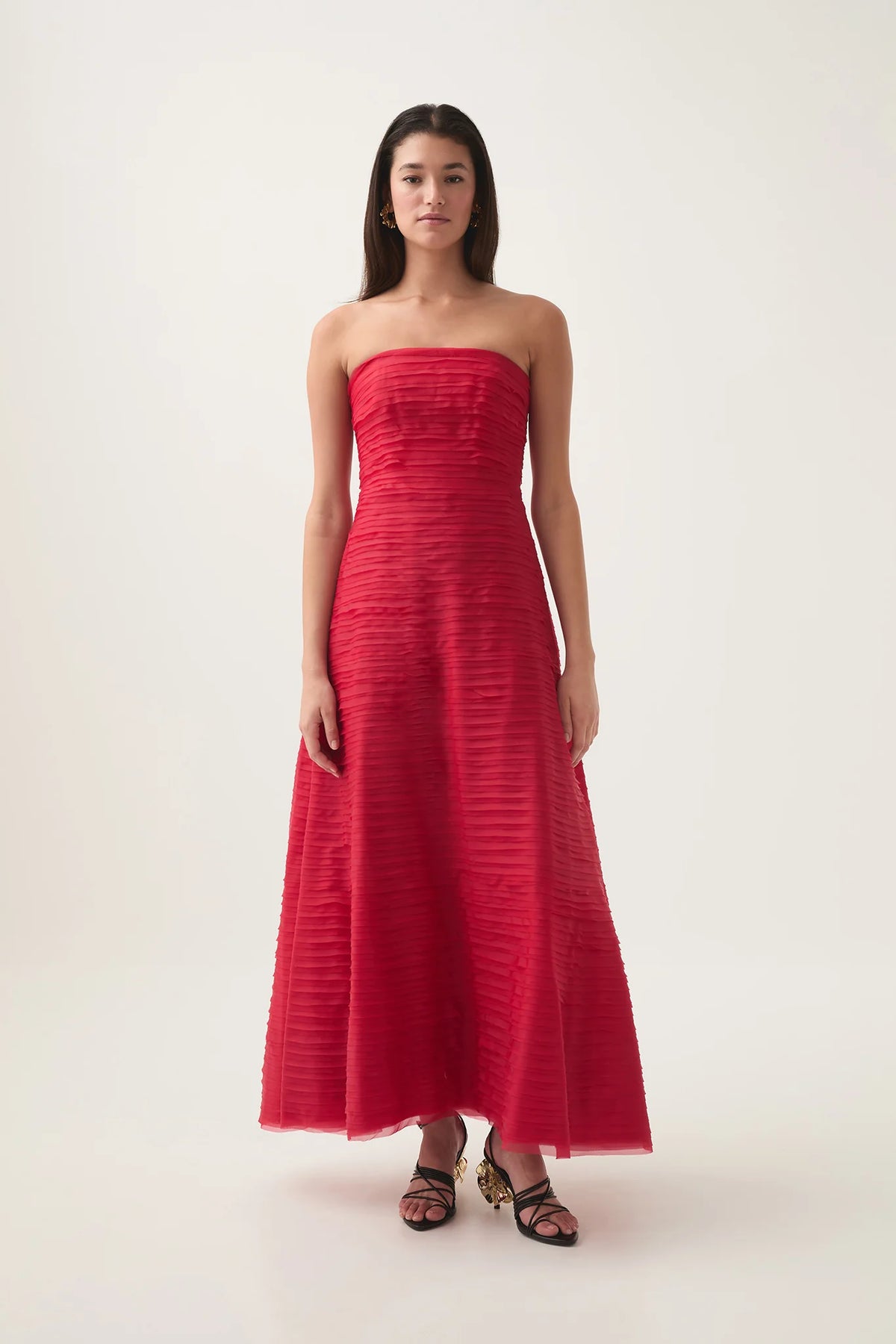 Soundscape Maxi Dress - Red
