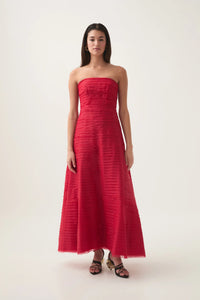 Soundscape Maxi Dress - Red