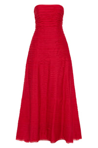 Soundscape Maxi Dress - Red