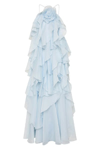 Pandorea Gown - Silver Blue