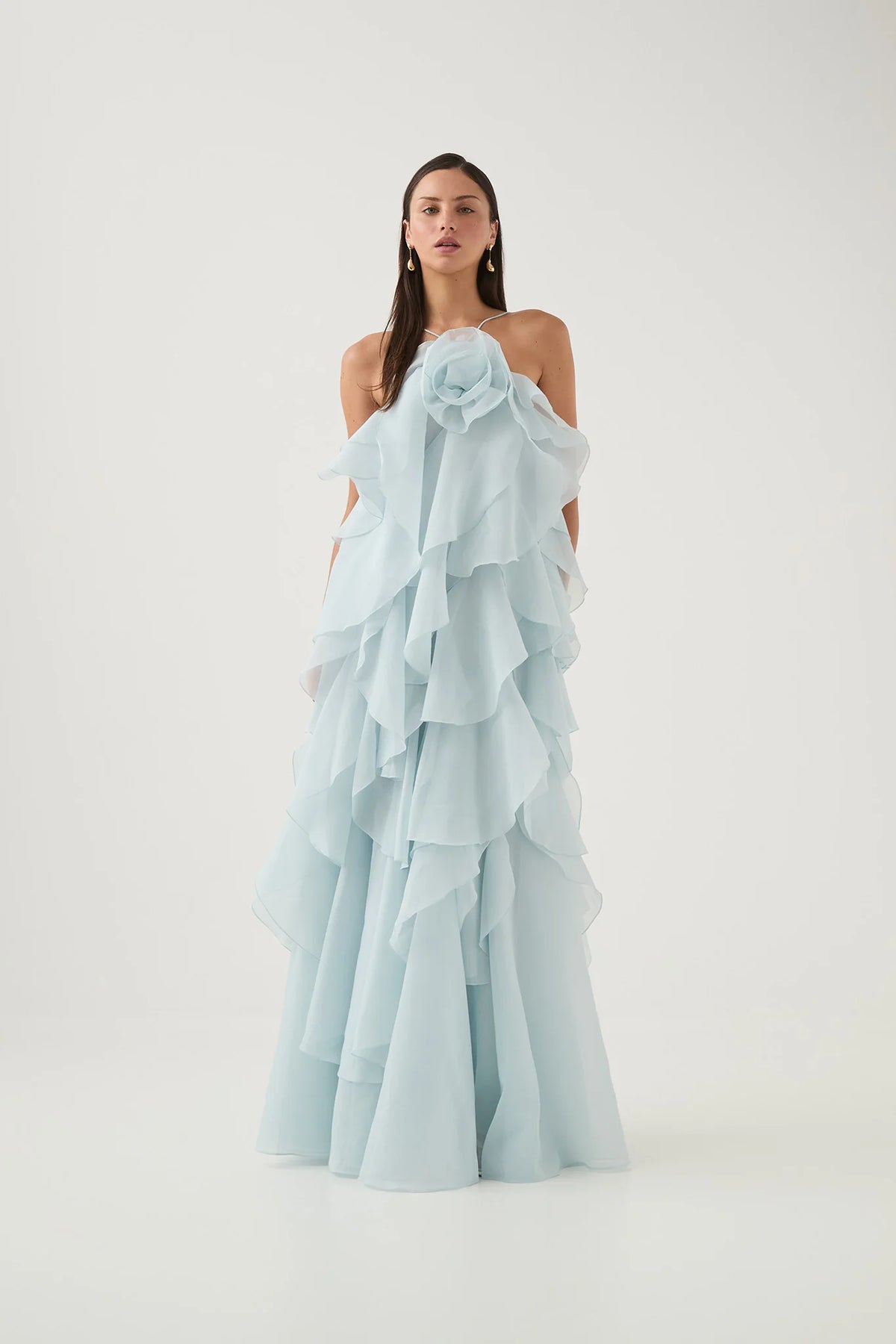 Pandorea Gown - Silver Blue