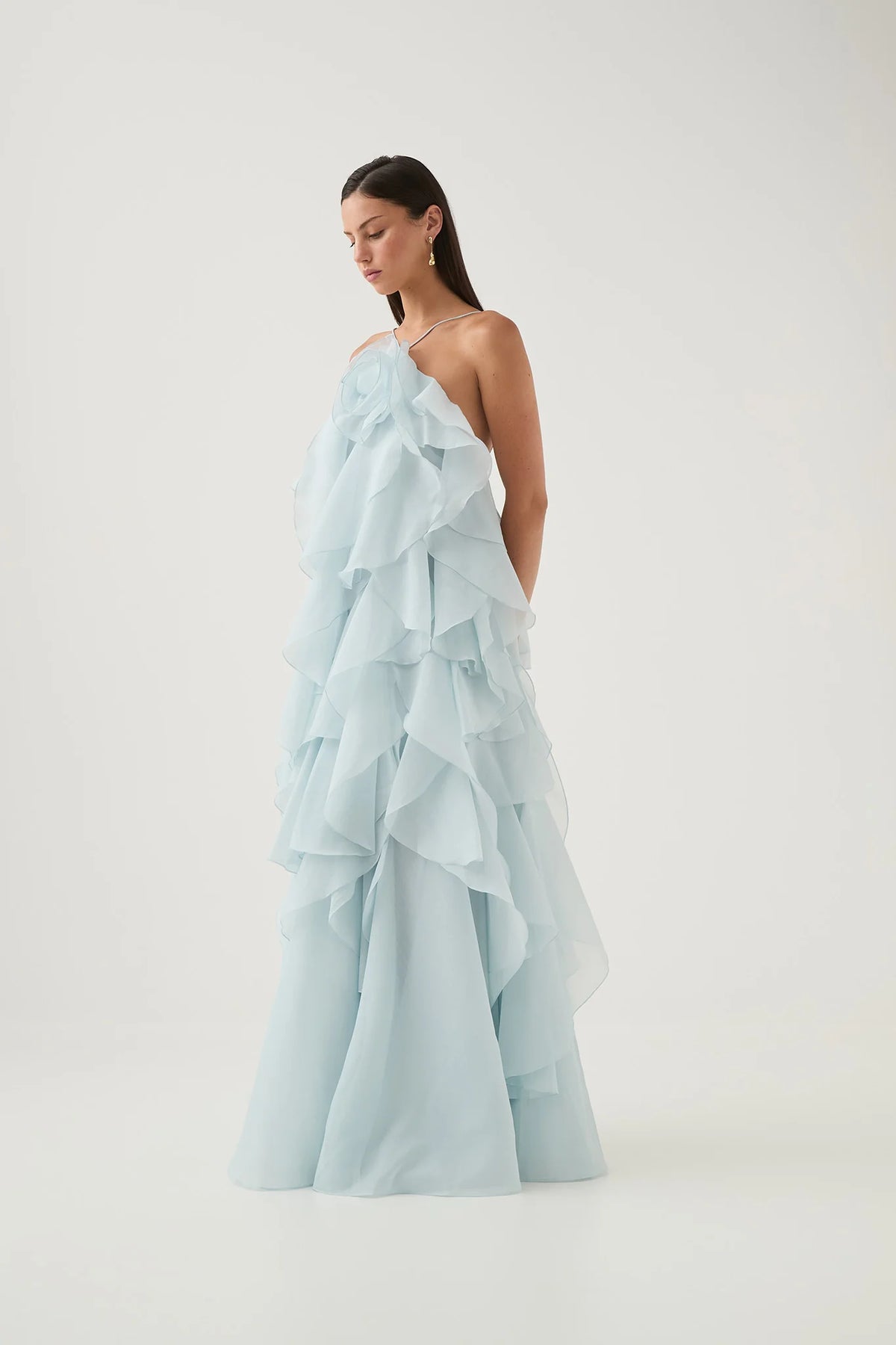 Pandorea Gown - Silver Blue