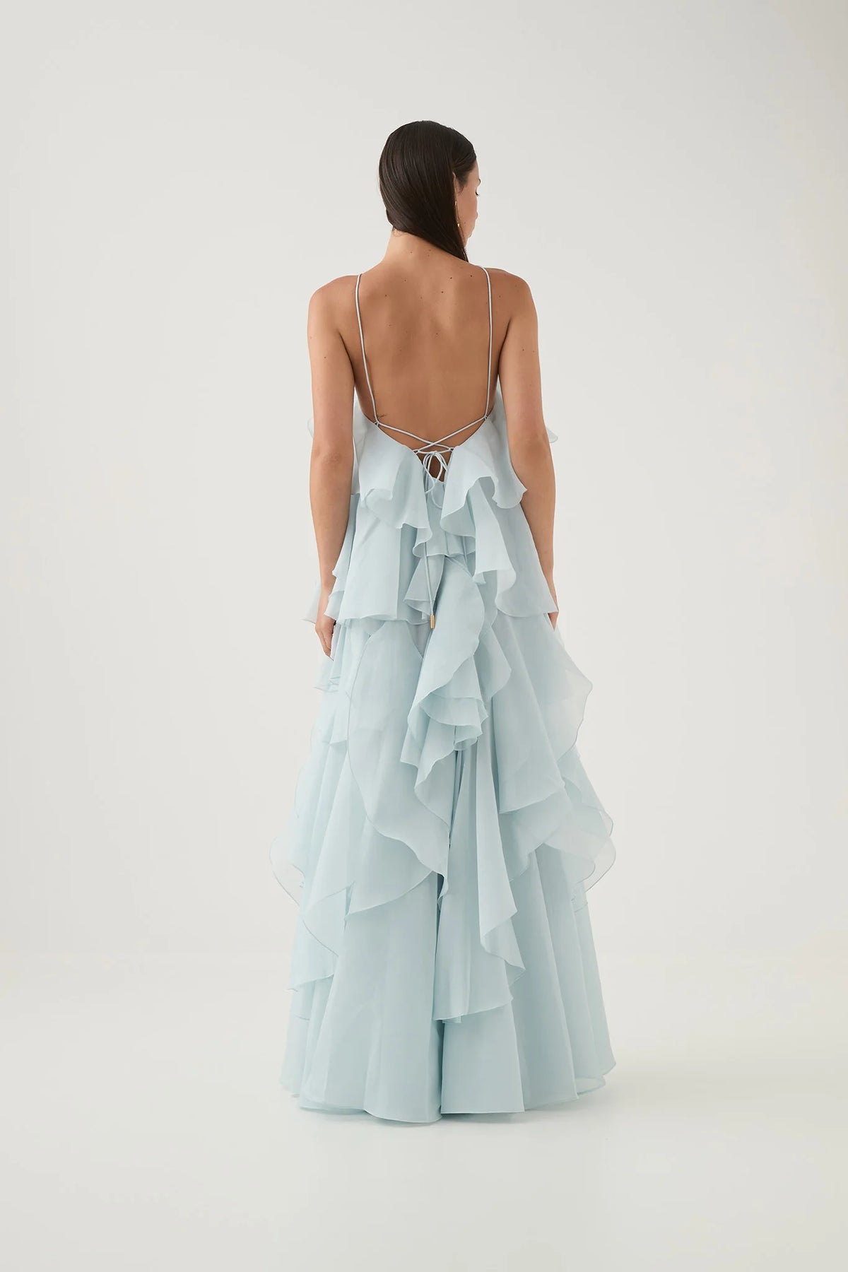 Pandorea Gown - Silver Blue