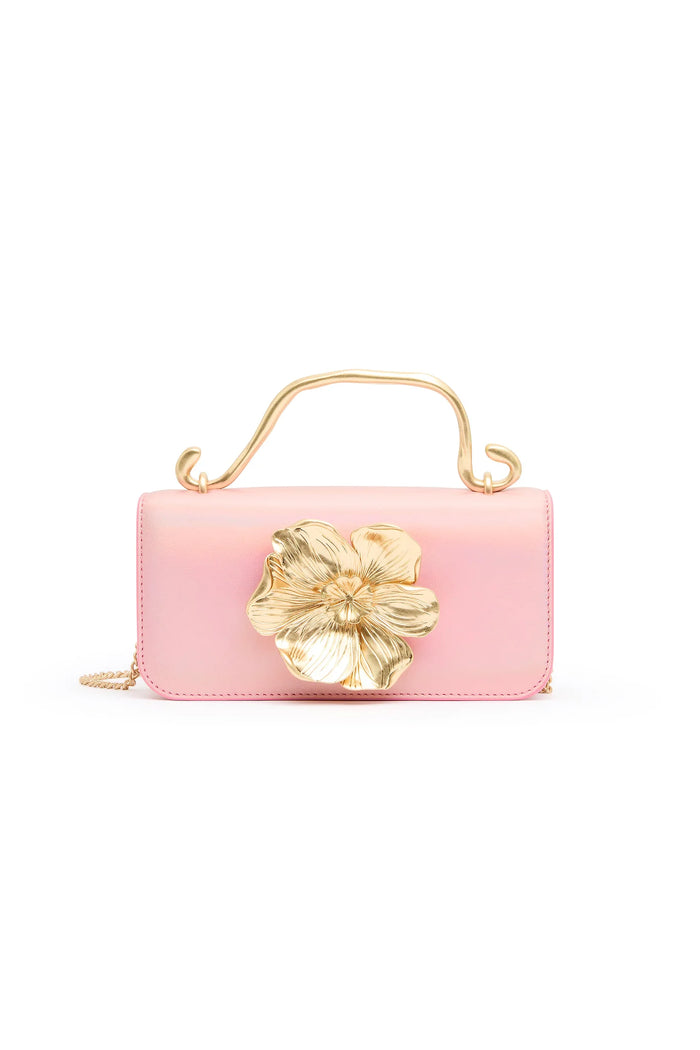 Alessia Flower Clutch - Pink