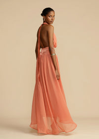 Serena Dress - Coral