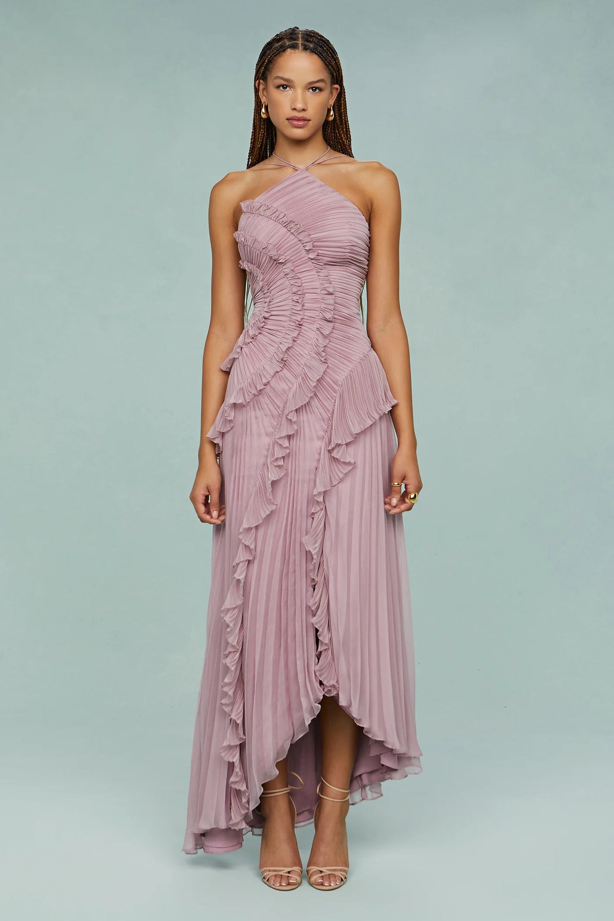 amur Lorelai halter dress