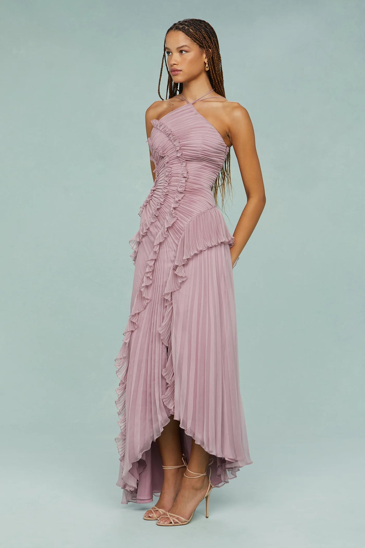 amur Lorelai halter dress