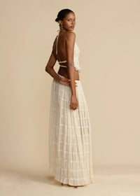 Juliette Halter top & Maxi Skirt - Ivory