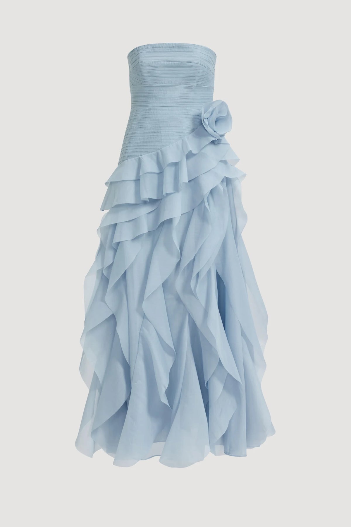 Aje Canyon Gown Cloud Blue Hire TENN Designer Hire