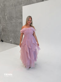 Aje Nisha Pink Formal Dress TENN Designer Hire