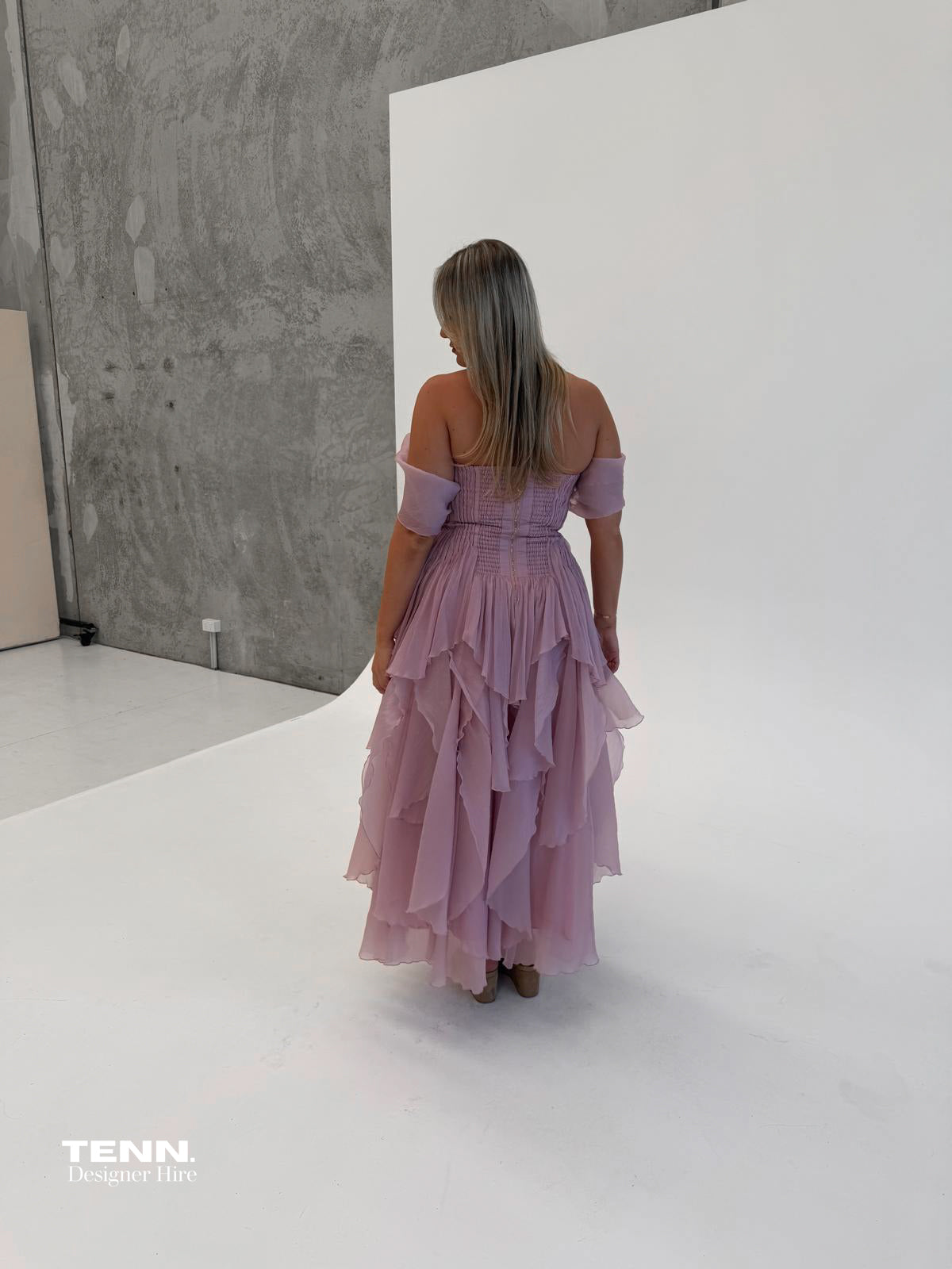 Aje Nisha Pink Gown TENN Designer Hire