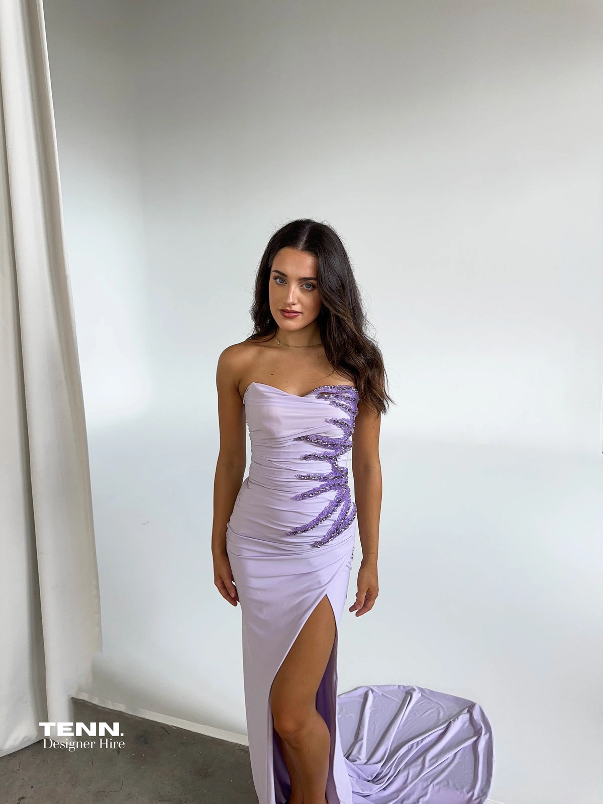 Albina Dyla lilac dress