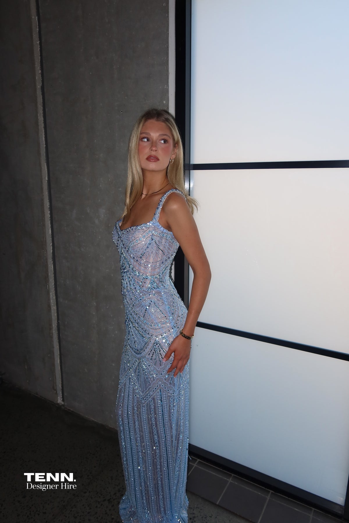 Albina Dyla Blush Corset Gown TENN Designer Hire