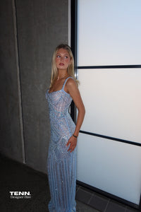 Albina Dyla Blush Corset Gown TENN Designer Hire