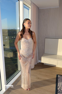Albina Dyla Blush Majesty Gown Diamond TENN Designer Hire