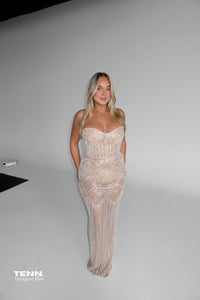 Albina Dyla Blush Majesty Gown TENN Designer Hire