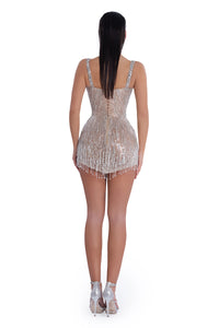 Albina Dyla Crystal Couture Mini TENN Designer Hire