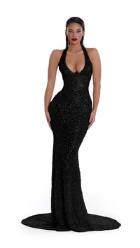 Albina Dyla Midnight Golden Couture Dress Hire – TENN Designer Hire