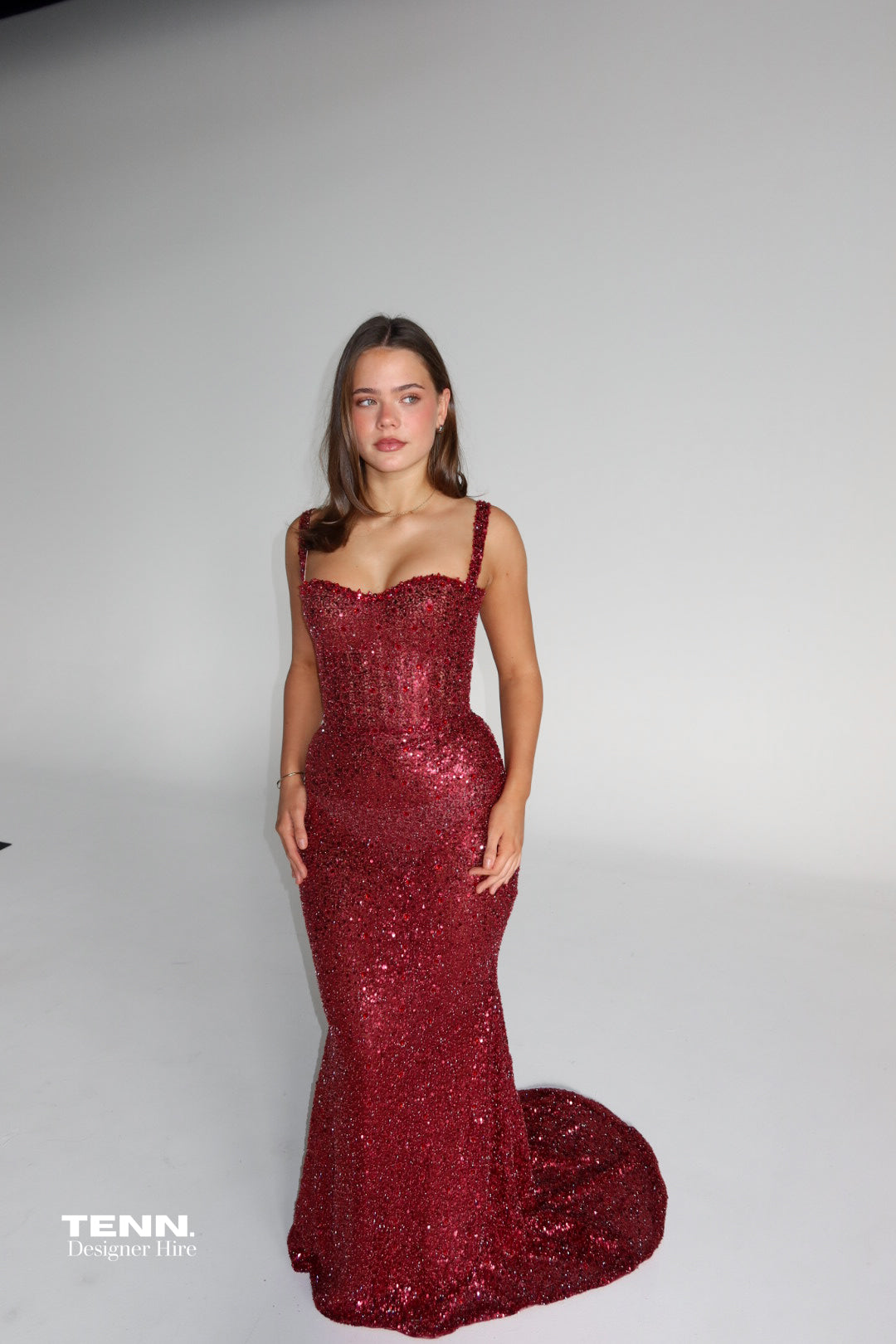 Albina Dyla x TENN Embellished Celestial Gown TENN Designer Hire