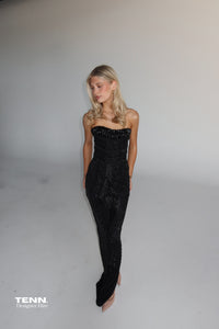 Albina Dyla x TENN Mylee Strapless Couture Gown TENN Designer Hire