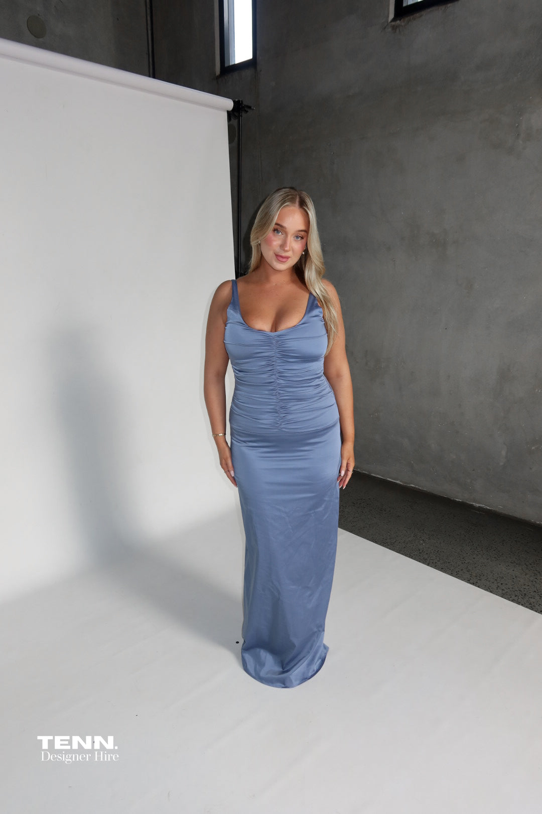 Ance Gria Atlein Ruched Gown TENN Designer Hire
