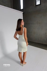 Ance Gria Atlein Satin Two Piece Set TENN Designer Hire