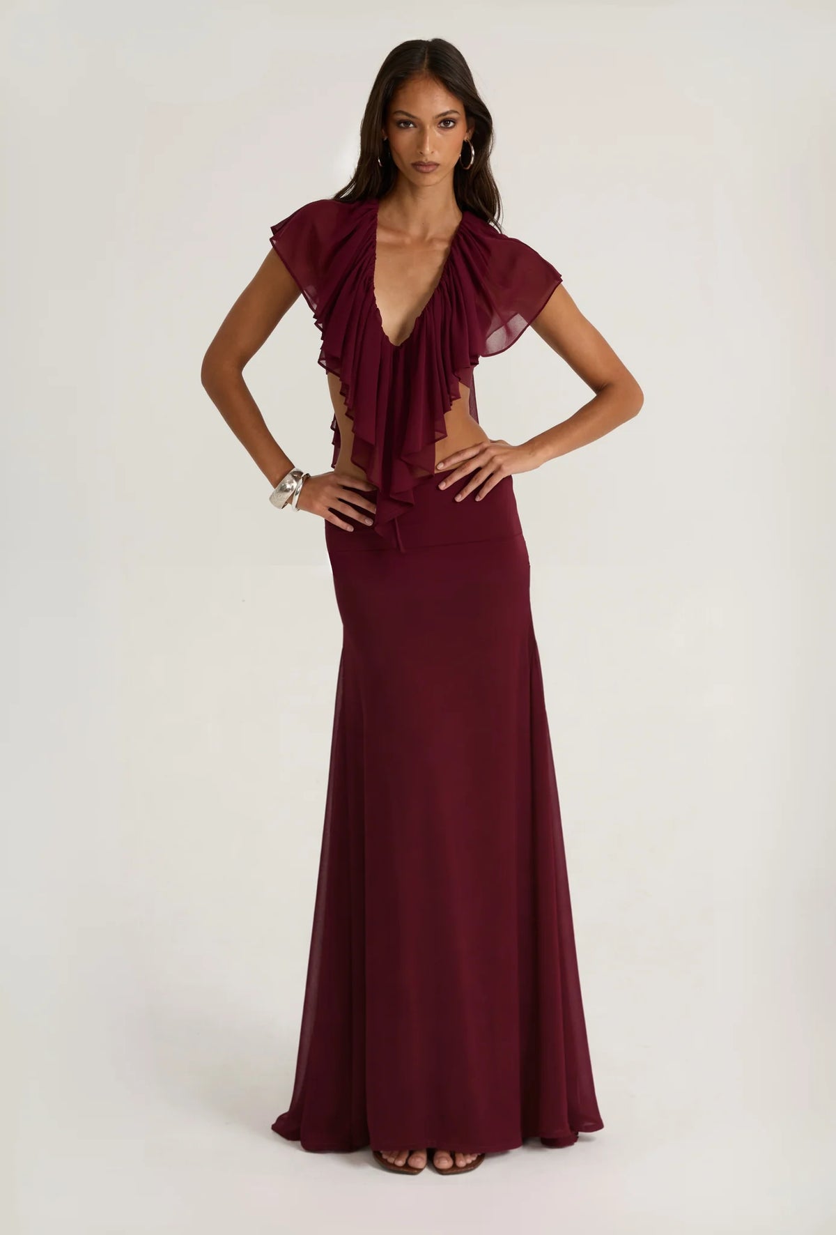 Ance Gria Clover Top And Skirt Formal Set TENN Designer Hire