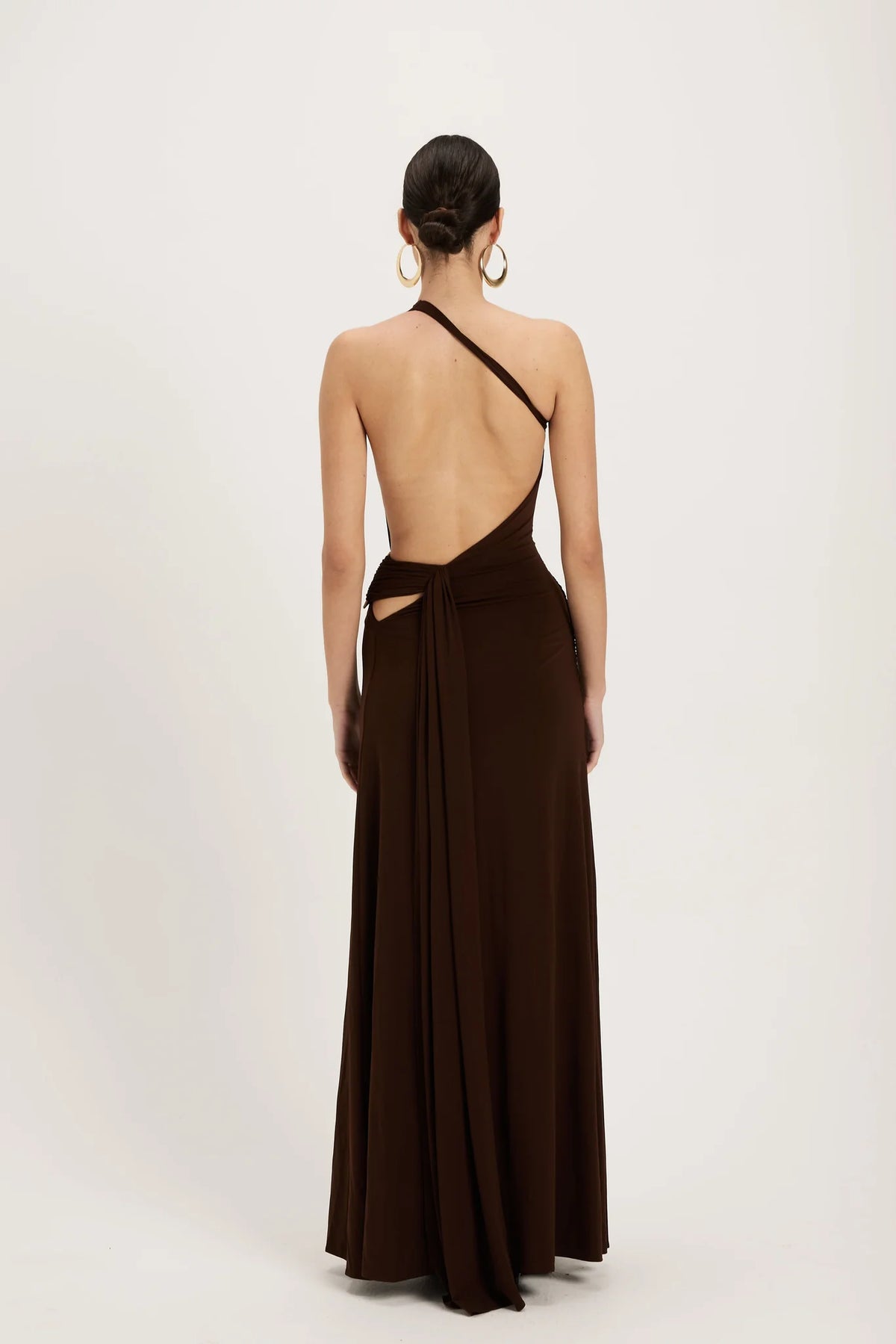 Ance Gria Gaia Dress Brown – TENN Designer Hire