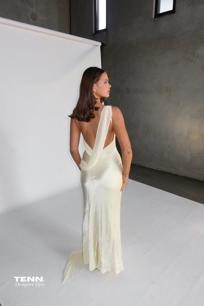 Arcina Ori Helena Chiffon Dress TENN Designer Hire
