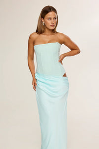 Huxley Gown - Aqua