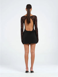 Oskar Mini Dress - Black