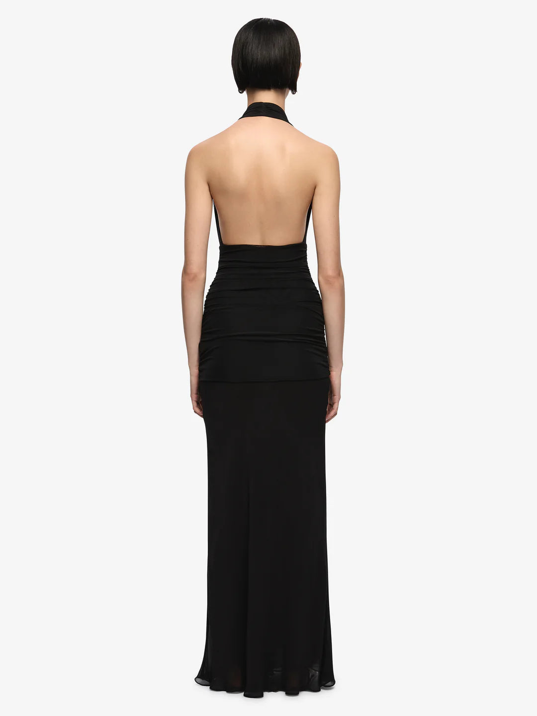 Bec And Bridge Cassis Drape Maxi Dress Black Hire TENN Designer Hire